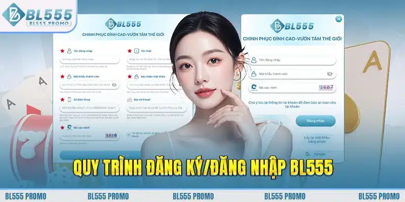 Quy trình đăng ký/đăng nhập BL555